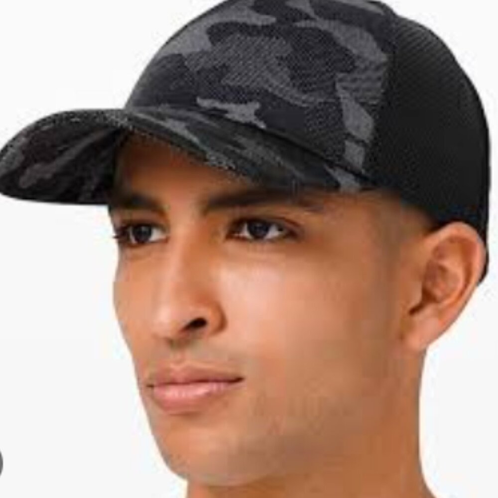 Lululemon Commission Hat Variegated Mesh Camo Black